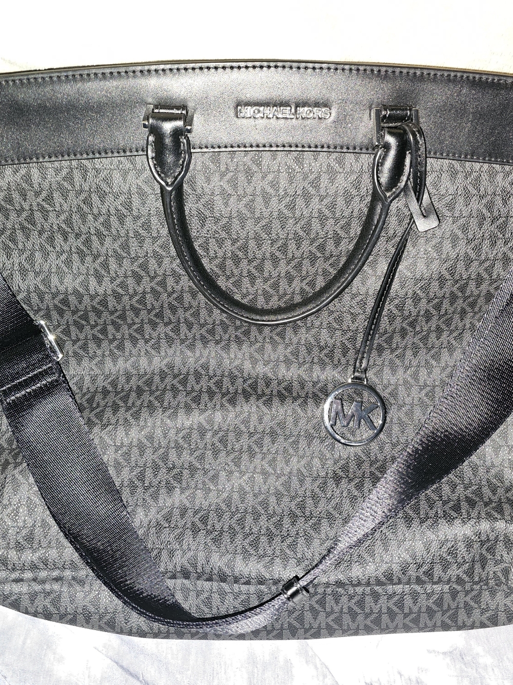 Michael Kors Black Logo Extra Large Tote